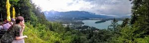 Faaker See z vyhlídky Tabor