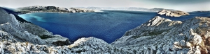 Baška z vrcholu Bag