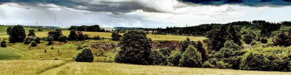 Pohled od Rudic přes Kolíbky na Jedovnice
