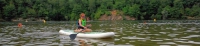 Paddleboarding na Brněnské přehradě