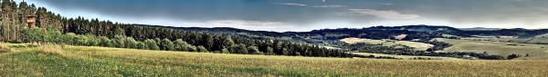 Výhled od rozhledny na Skalce